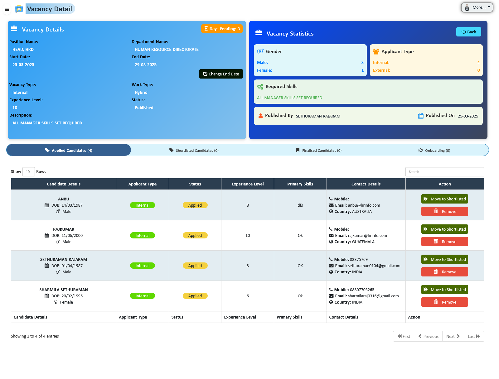 Job Offer and Onboarding